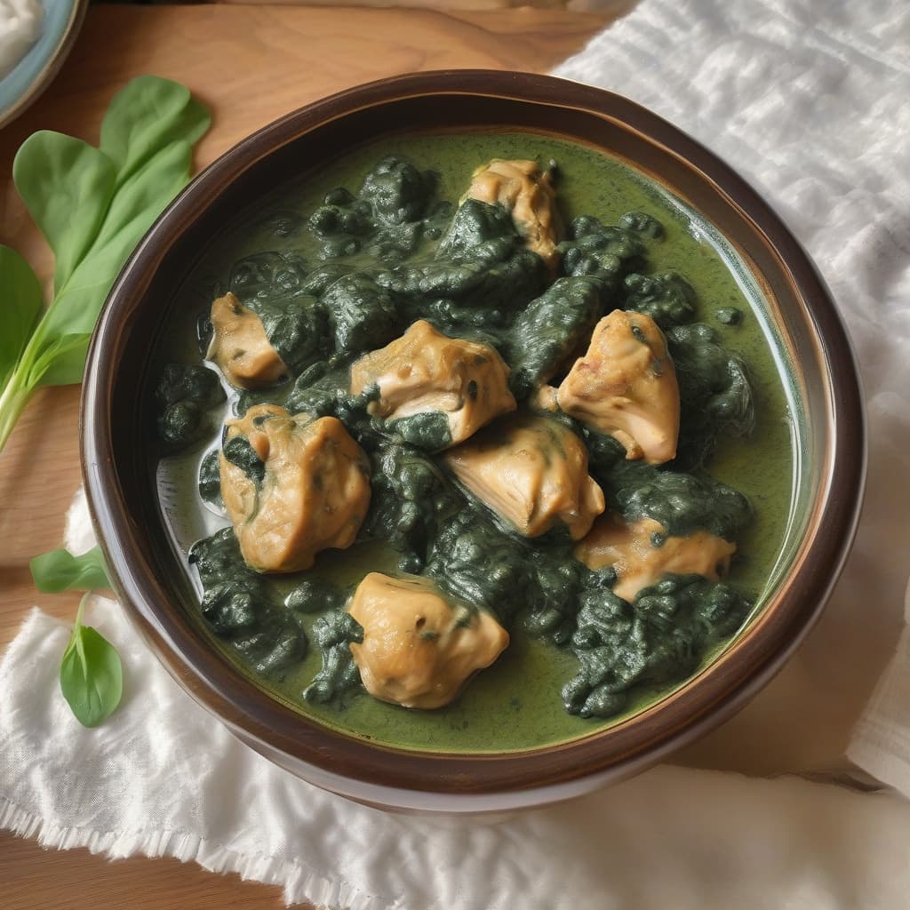 Poulet saag / Saag Chicken